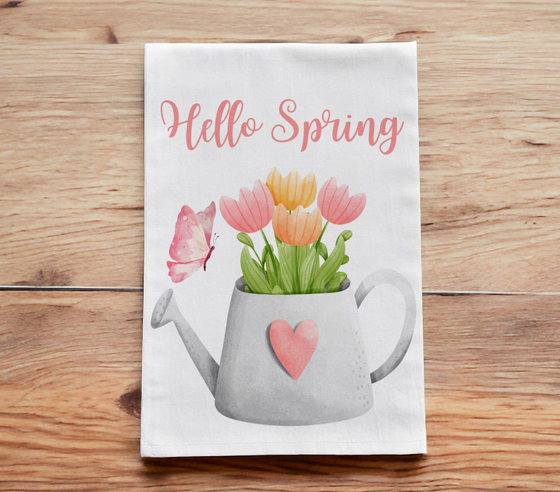 Hello Spring Tea Towels, Hello Spring Kitchen Towels