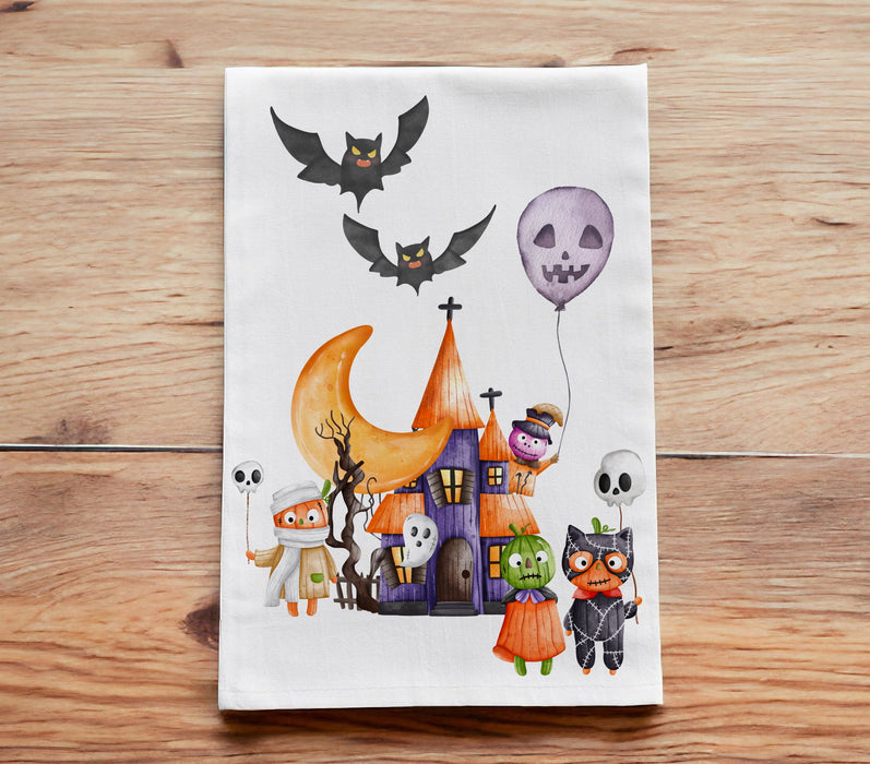 Halloween Tea Towels, Halloween Kitchen Towels