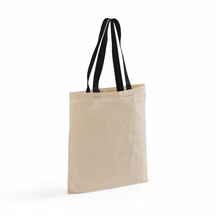 Wholesale 100% Cotton Tote Bags with Color Handles - Durable, Eco-Friendly, and Stylish