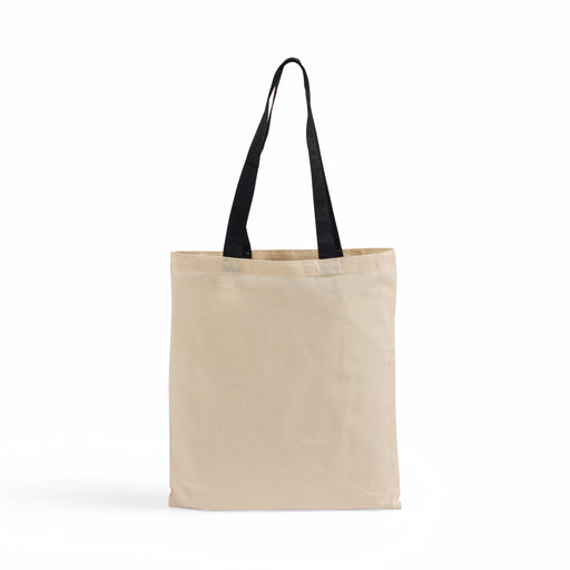 Wholesale 100% Cotton Tote Bags with Color Handles - Durable, Eco-Friendly, and Stylish