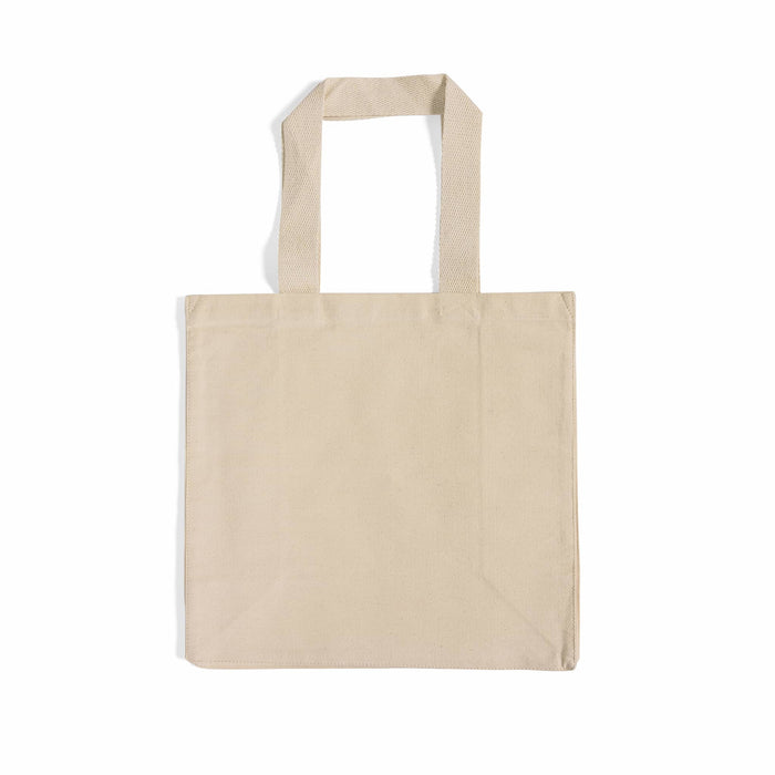 Market Canvas Tote Bag with Gusset - Premium Shopper & Grocery Tote Bag