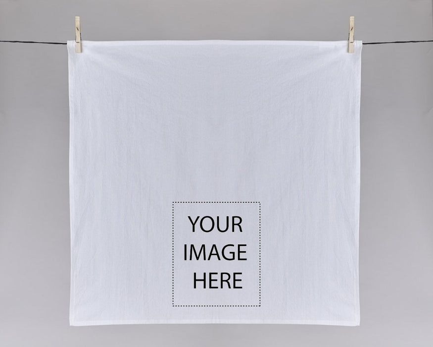 Custom Tea Towels, DTG Custom Printed Flour Sack Towels Wholesale, Printed Kitchen Towels