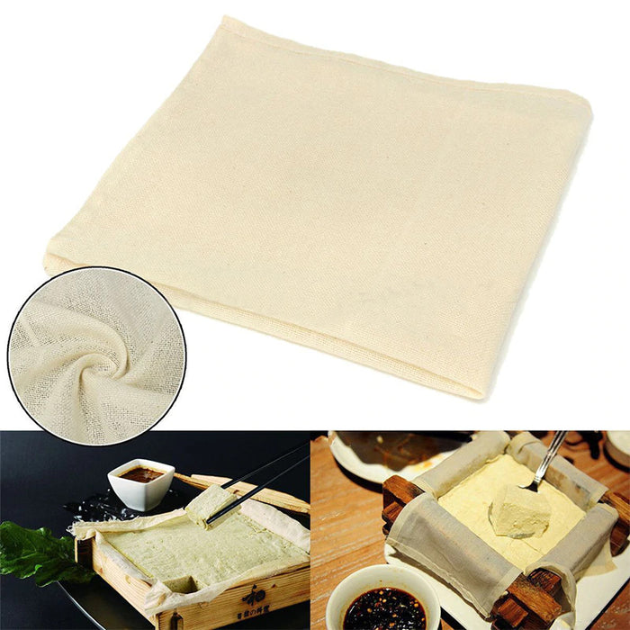 Cheese Cloths Ultra Fine Reusable Muslin Cheesecloth Fabric For Straining  For Cooking Baking Juicing Cheese Making