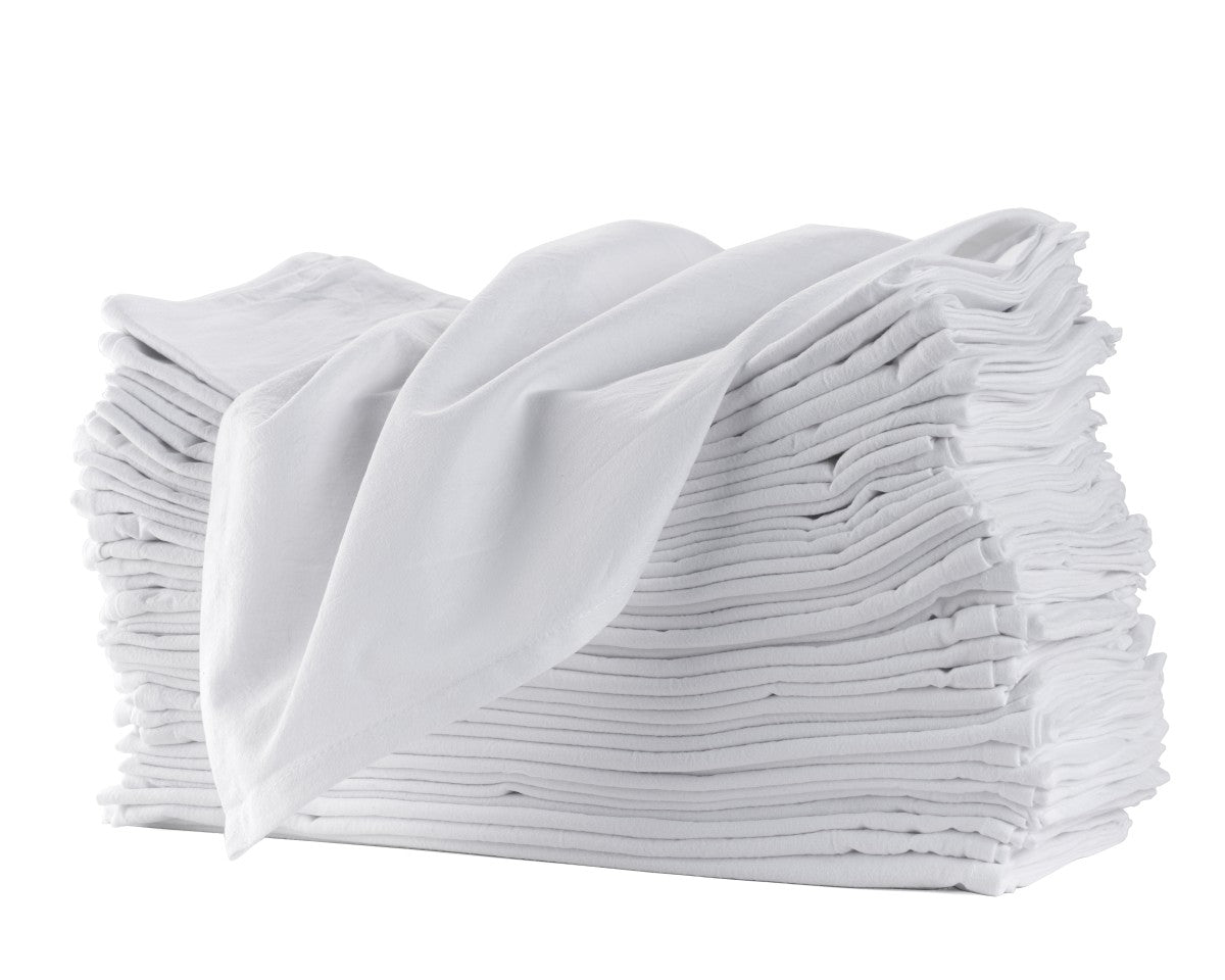  Cote De Amor Flour Sack Towels White 6 Pack 28x28